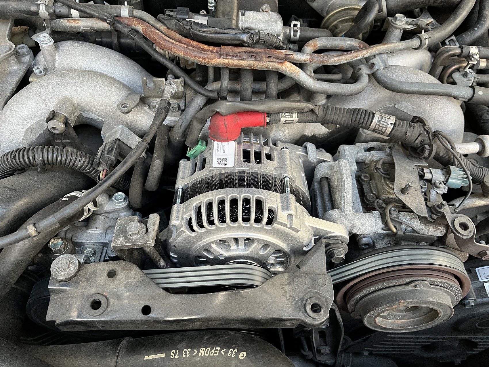 レガシィＧＴ　ＢＨ５純正オルタネーター オルタネーター ダイナモ リビルト レガシィ BG5 23700AA350 保証２年